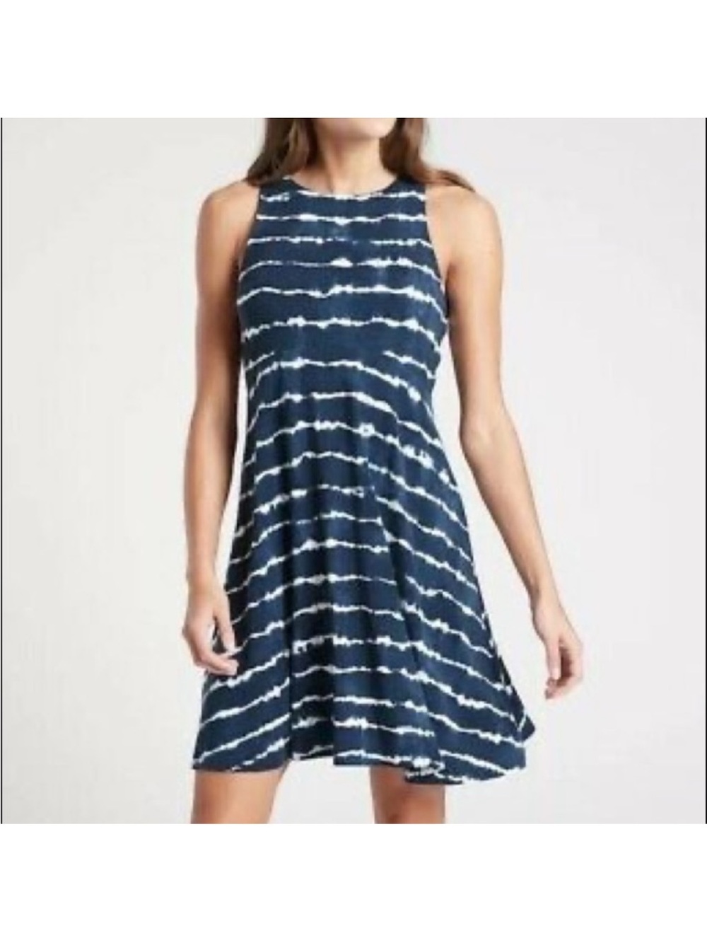 NWT ATHLETA Santorini Athena printed dress M